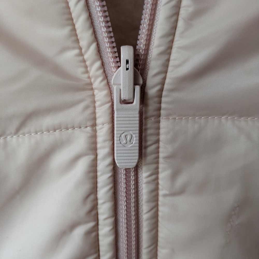 Lululemon Pink Non-Stop Bomber Jacket Quilted Satin - Picture 6 of 7